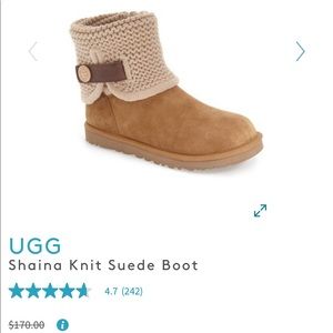 Womens UGG® Shaina Knit Short Boot